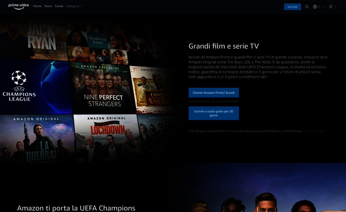 contenuti amazone prime contenuti amazone prime