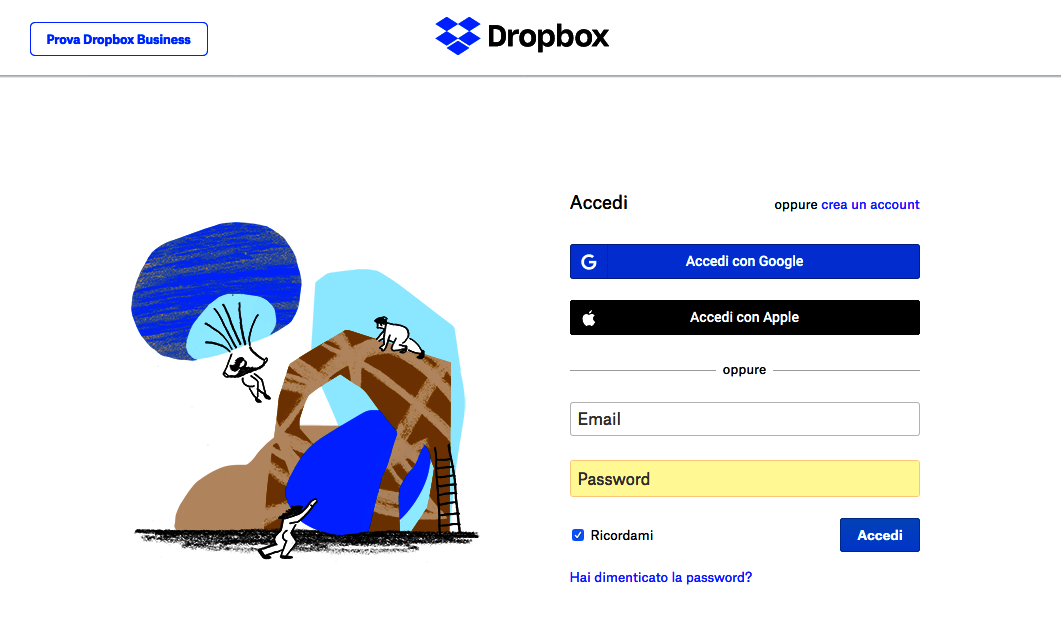registrazione dropbox registrazione dropbox